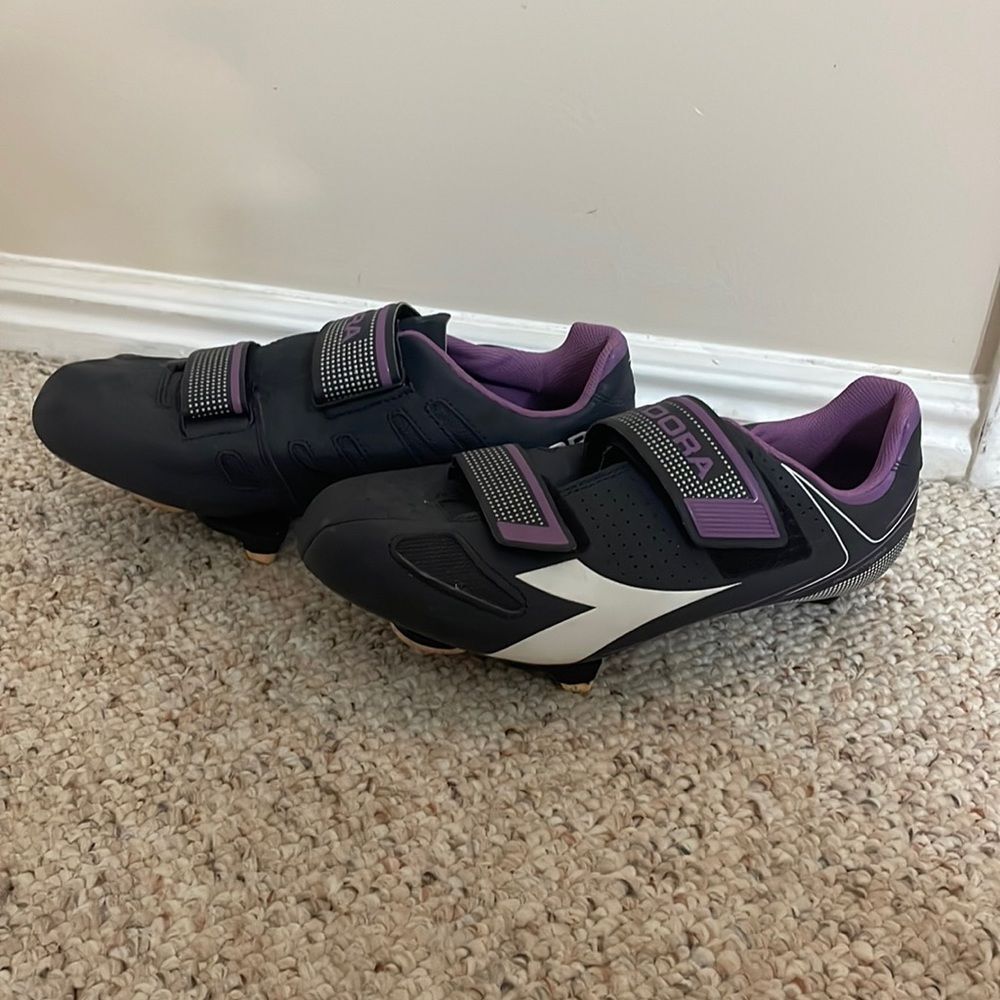 Diadora Cycling Bike Road Shoes Cleat EU 39 spin